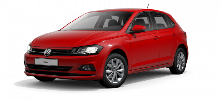 Volkswagen Polo, Highline 1,0 TSI 5G, barva červená