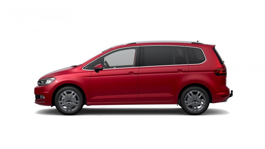 Volkswagen Touran, Touran HL 2,0 TDI 7DSG EVO, barva červená