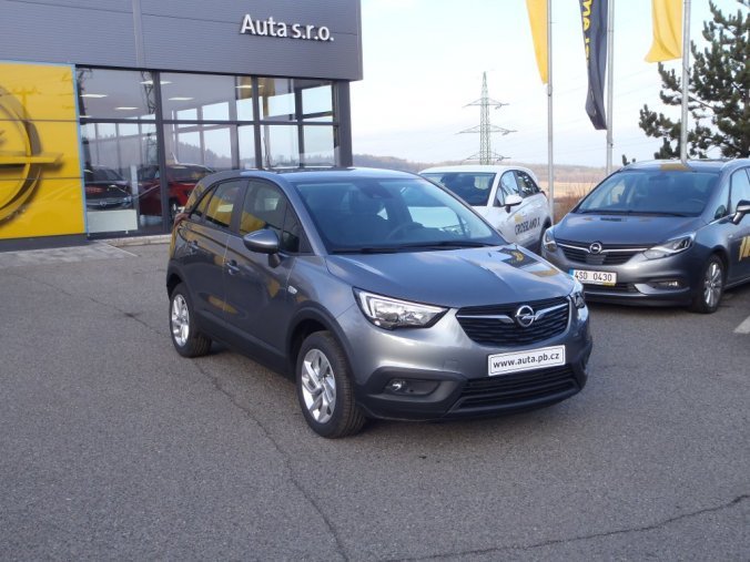 Opel Crossland X, Smile 1.2 Turbo, barva šedá