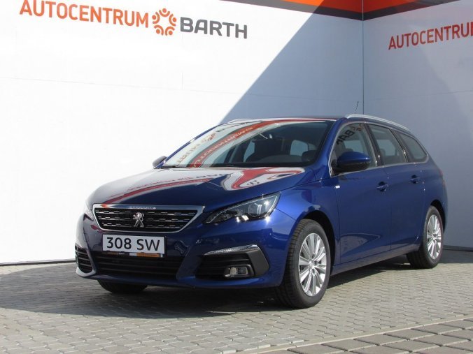 Peugeot 308, ALLURE S&S MAN6 1,2 PureTech, barva modrá