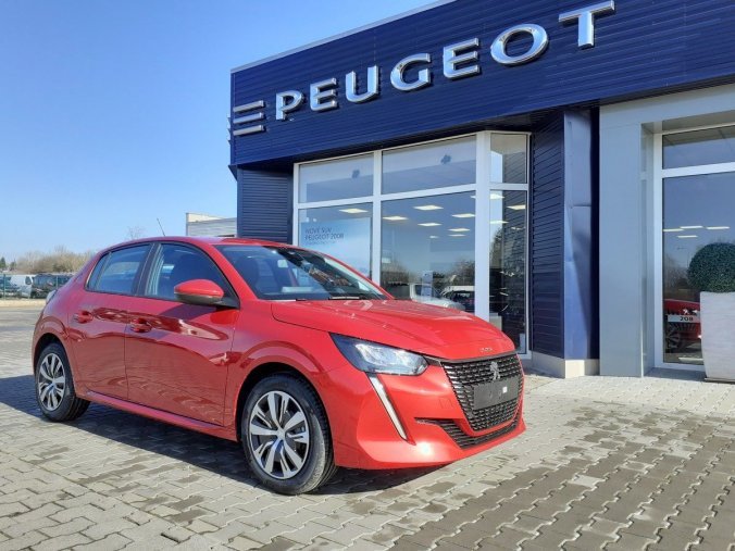 Peugeot 208, Active 1,2 PureTech 75k, barva červená