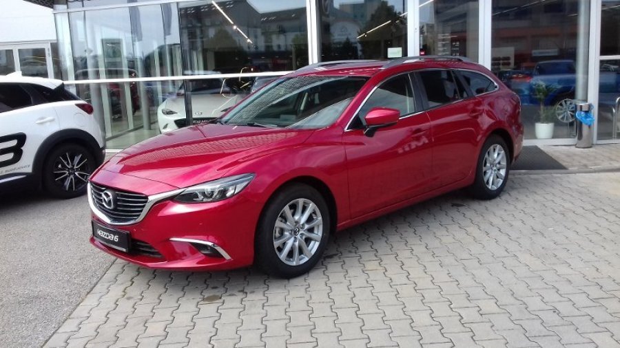 Mazda 6, 2.2D 150k, barva červená