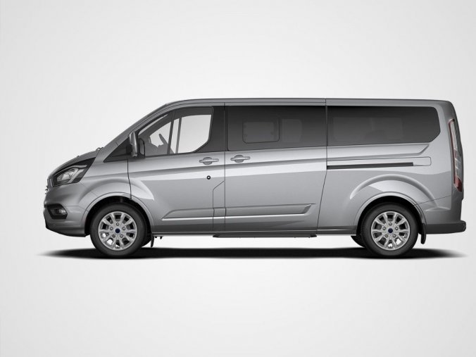 Ford Tourneo Custom, MPV,  L2 TITANIUM X MHEV 2,0 EcoBlue (mHEV) 136 kW / 185 k, barva stříbrná