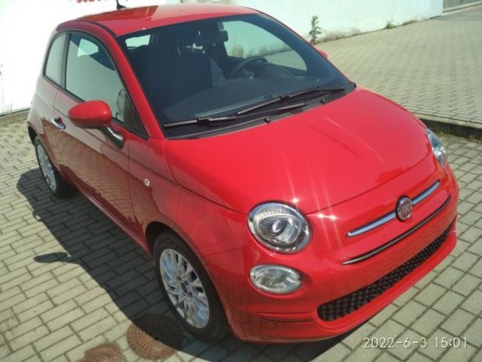 Fiat 500, 1.0 BSG 70k Cult, barva červená