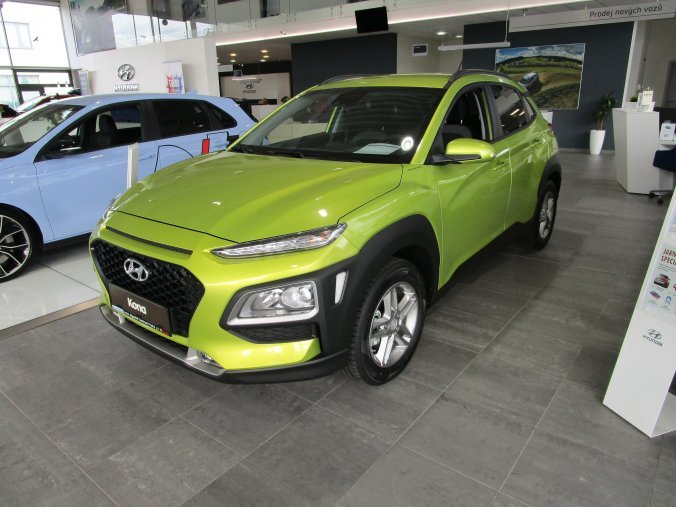 Hyundai Kona, 1,0 T-GDI 88 kW (95 NAT) 6 st. man, barva žlutá