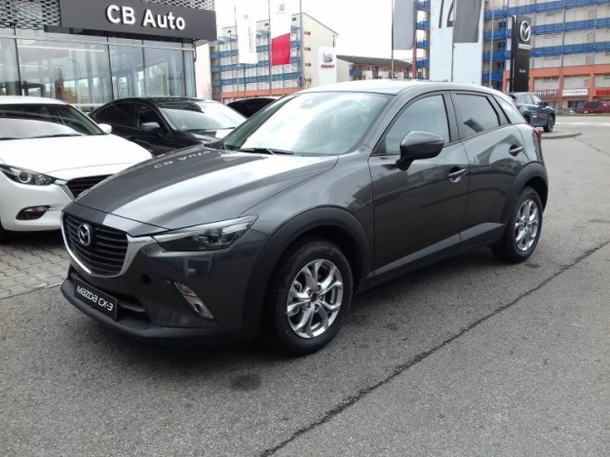 Mazda CX-3, 2,0 Skyactiv-G121, barva šedá