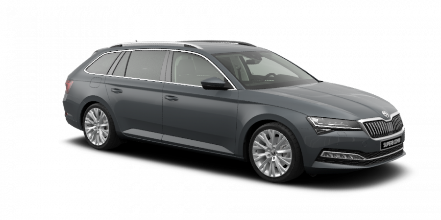 Škoda Superb, 2,0 TDI 140 kW 7-speed automat. 4x4, barva šedá