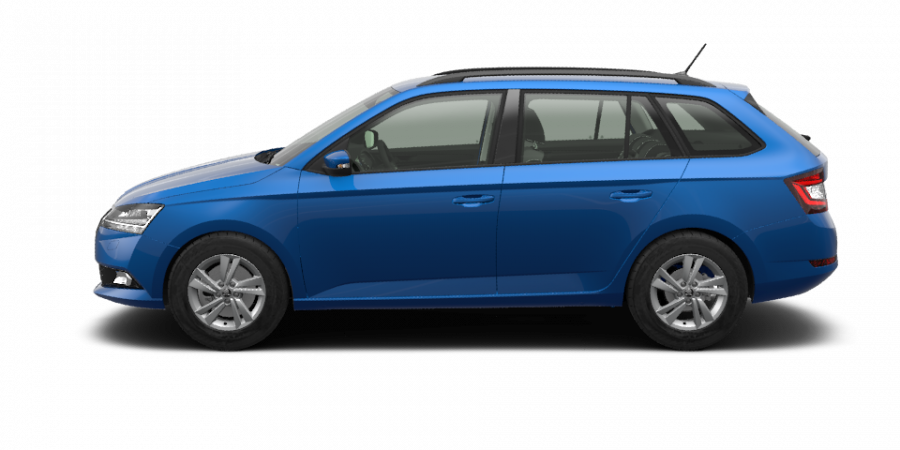 Škoda Fabia, 1,0 TSI 81 kW 6-stup. mech., barva modrá