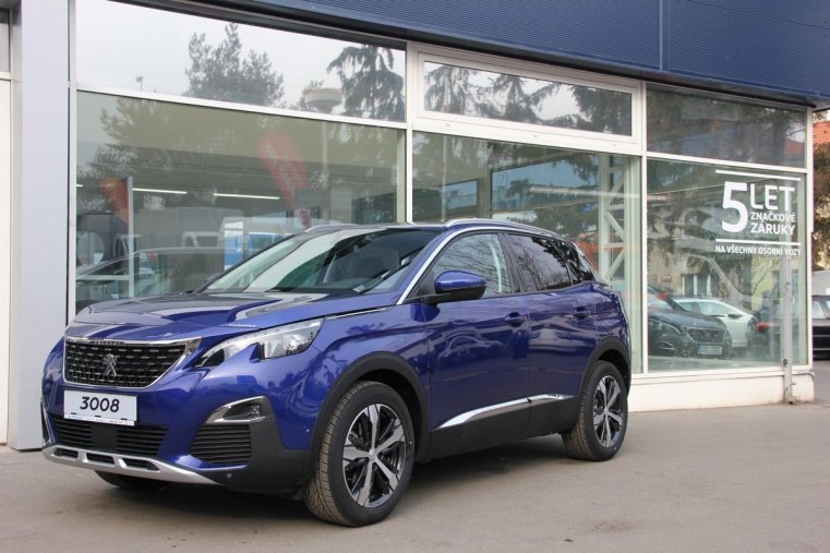 Peugeot 3008, ALLURE 1.5 BlueHDi 130 S&S MAN, barva modrá