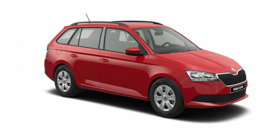 Škoda Fabia, 1,0 TSI 70 kW 5-stup. mech., barva červená