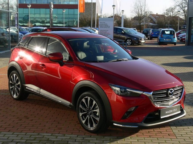 Mazda CX-3, 2.0 Skyactiv G121 + NAVI, barva červená