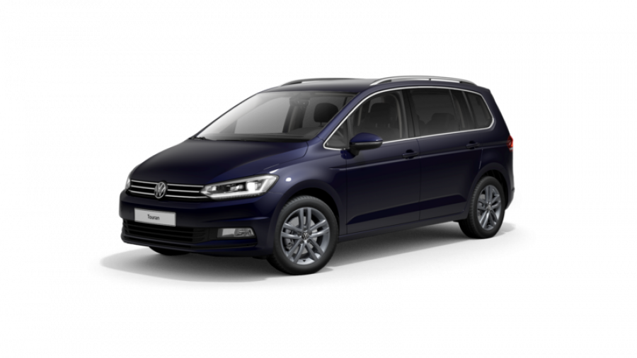 Volkswagen Touran, ME 1,5 TSI EVO 6G, barva modrá