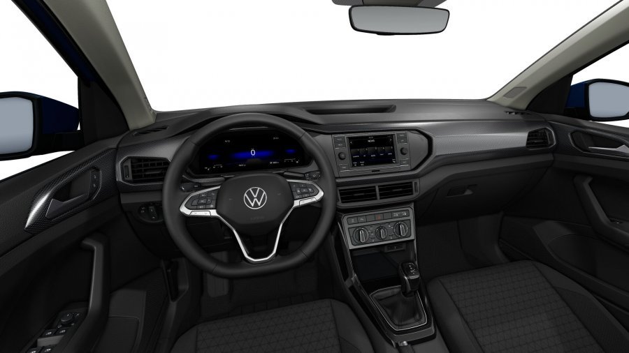 Volkswagen T-Cross, T-Cross Life 1,0 TSI 81 kW 7DSG, barva modrá