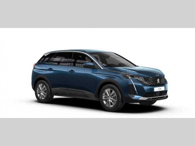 Peugeot 3008, Active Pack 1.2 PT 130k MAN6, barva modrá