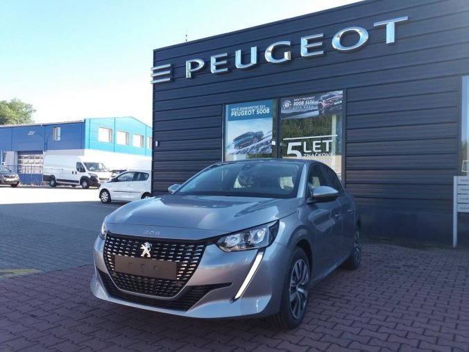 Peugeot 208, ACTIVE 1.2 PureTech 75k, barva stříbrná