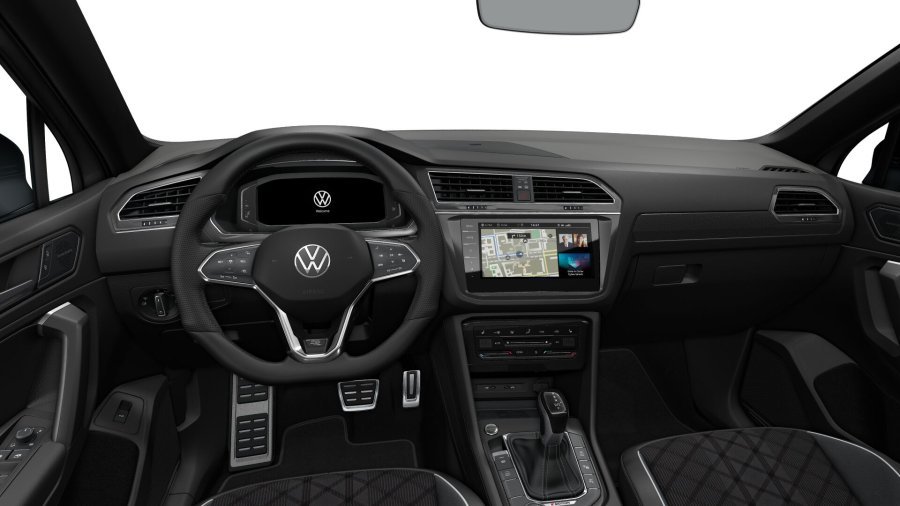 Volkswagen Tiguan Allspace, Allspace R-Line 2,0 TSI 180 kW 4M 7DSG, barva stříbrná