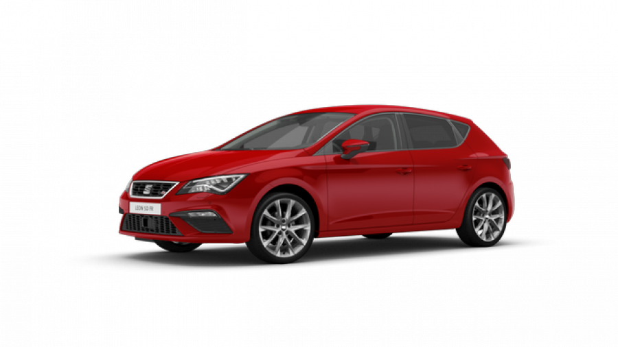 Seat Leon 5D, FR 1.5 TSI 150k DSG, barva červená