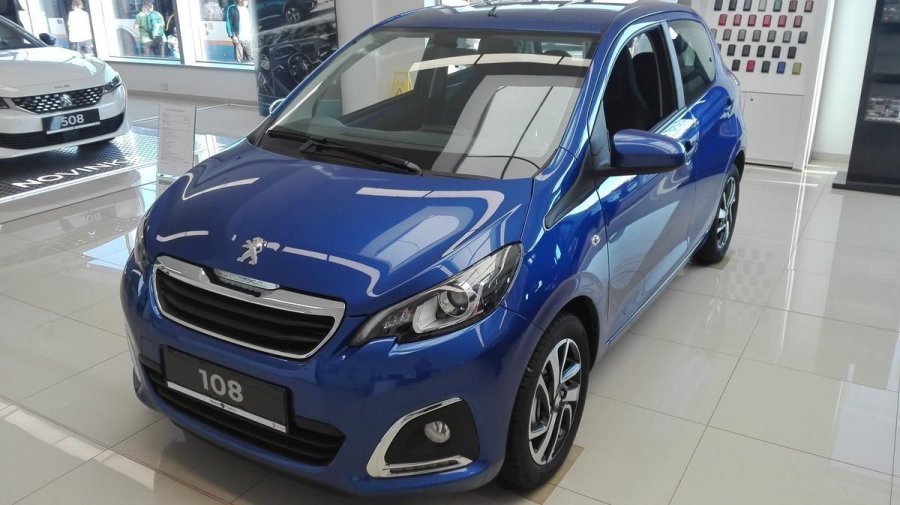 Peugeot 108, 5dv. ALLURE 1.0 VTi 72 MAN5, barva modrá