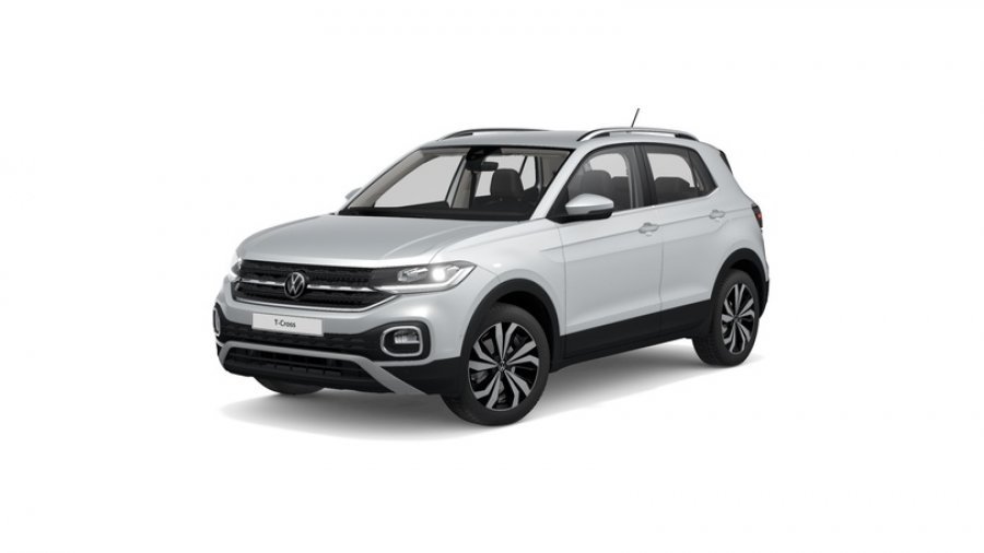 Volkswagen T-Cross, Style 1,5 TSI 110 kW 7DSG, barva stříbrná