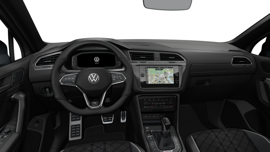 Volkswagen Tiguan Allspace, Allspace R-Line 2,0 TDI 147 kW 4M 7DSG, barva stříbrná