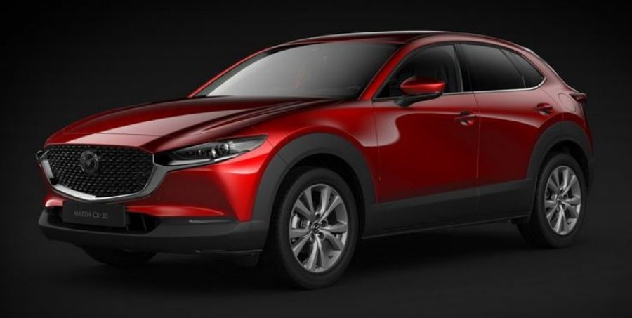 Mazda CX-30, 2.0 Skyactiv G122 AWD, barva červená