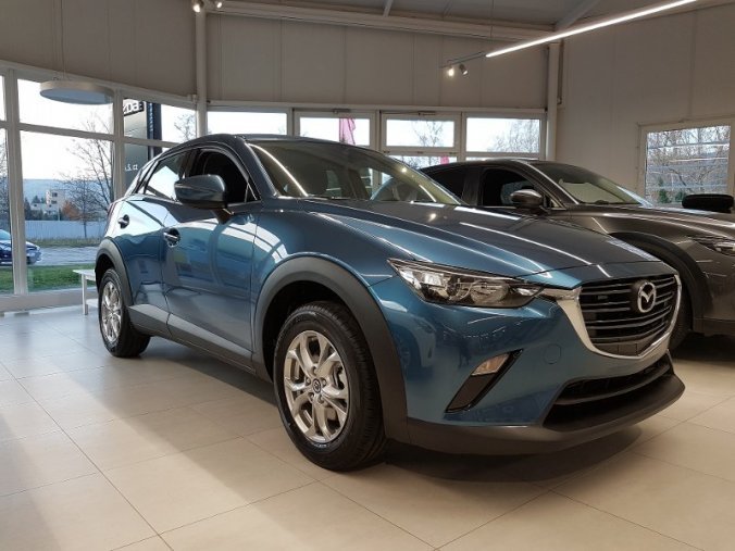 Mazda CX-3, Skyactiv-G121, barva modrá