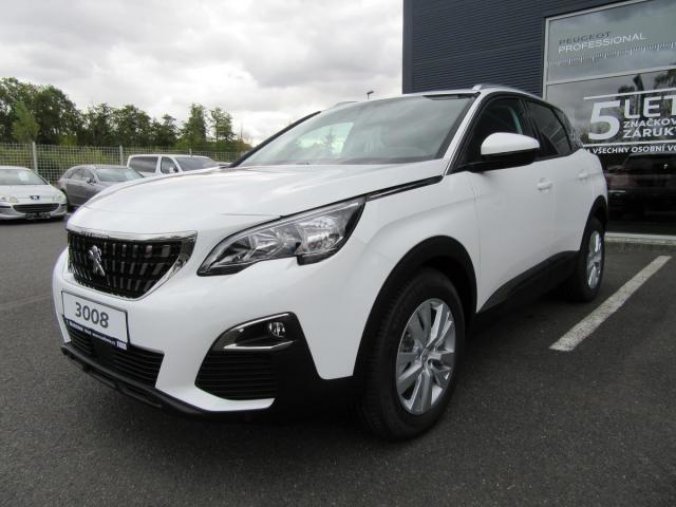 Peugeot 3008, ACTIVE 1.2 PureTech 130k MAN6, barva bílá