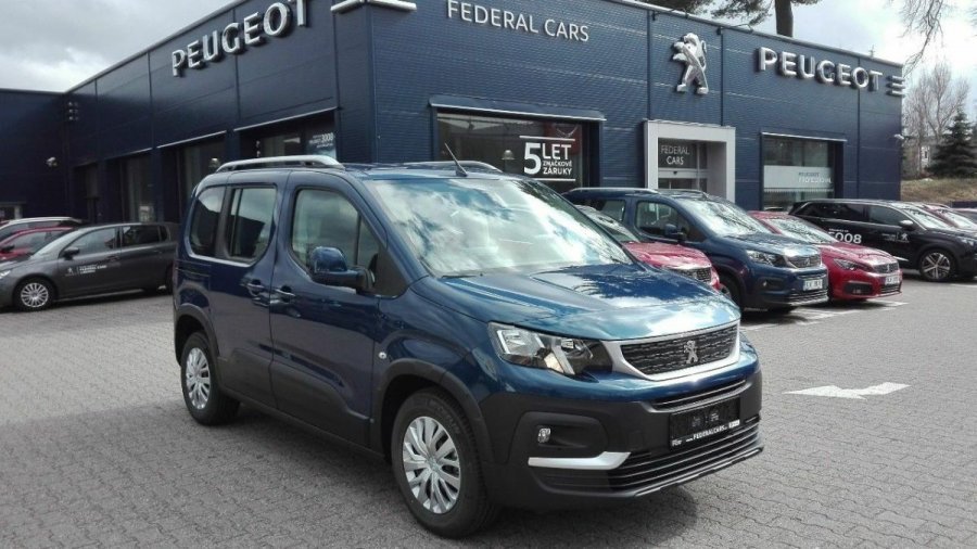 Peugeot Rifter, Long Active Pack 1,2 Pure Tech, barva modrá