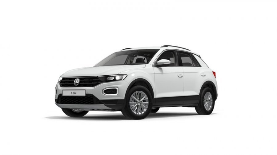 Volkswagen T-Roc, Design 1,0 TSI 6G, barva bílá