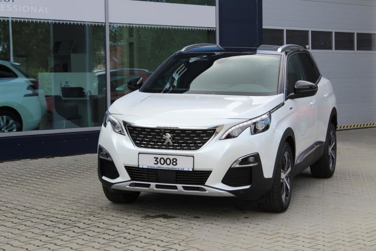 Peugeot 3008, GT LINE 1.6 133kW, barva bílá