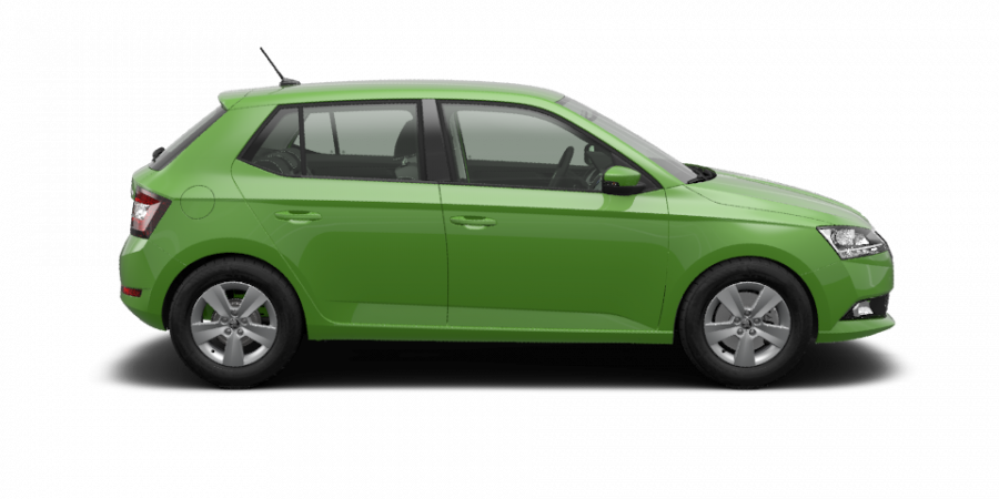 Škoda Fabia, 1,0 MPI 55 kW 5-stup. mech., barva zelená