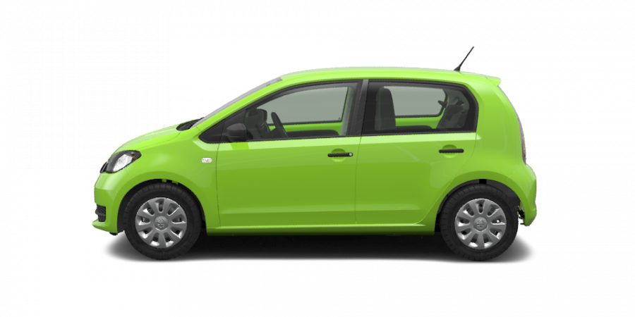 Škoda Citigo, 1,0 MPI 50 kW 5-stup. mech., barva zelená