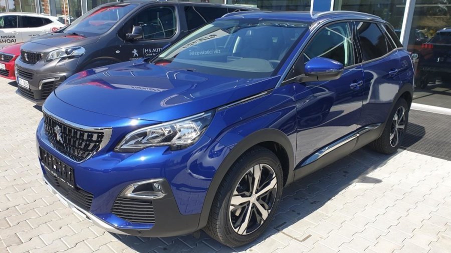 Peugeot 3008, 1.5 HDi 130k, Allure, MAN6, barva modrá