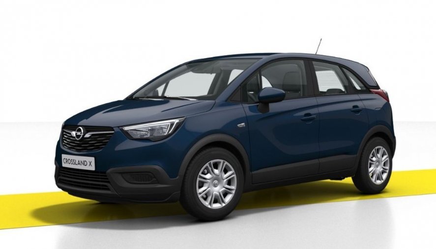 Opel Crossland X, 1.2 SMILE MT5, barva modrá