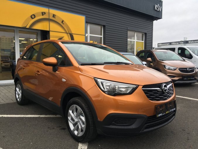 Opel Crossland X, Smile 1.2 turbo, barva oranžová