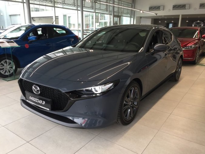 Mazda 3, Skyactiv 2,0i 90kW 122k, barva šedá