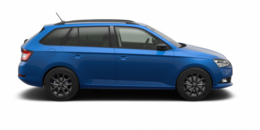 Škoda Fabia, 1,0 TSI 81 kW 6-stup. mech., barva modrá