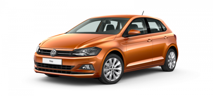 Volkswagen Polo, Highline 1,0 TSI BMT OPF 5G, barva oranžová