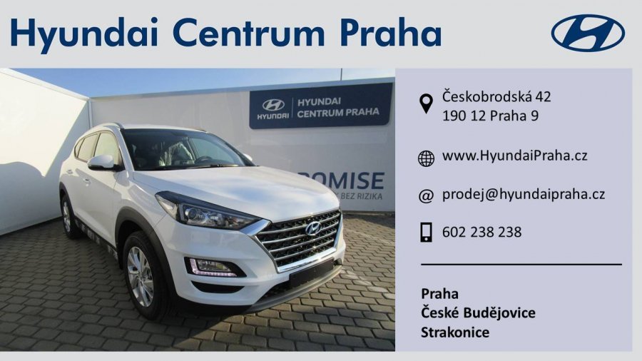 Hyundai Tucson, 1,6 T-GDi 130 kW (95 NAT) 6 st. man, barva bílá