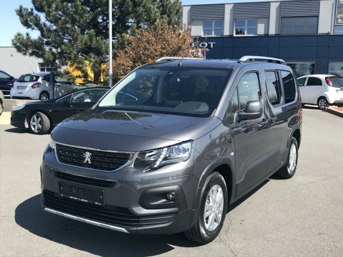 Peugeot Rifter, LONG 1.5 ALLURE PACK 130k, barva šedá