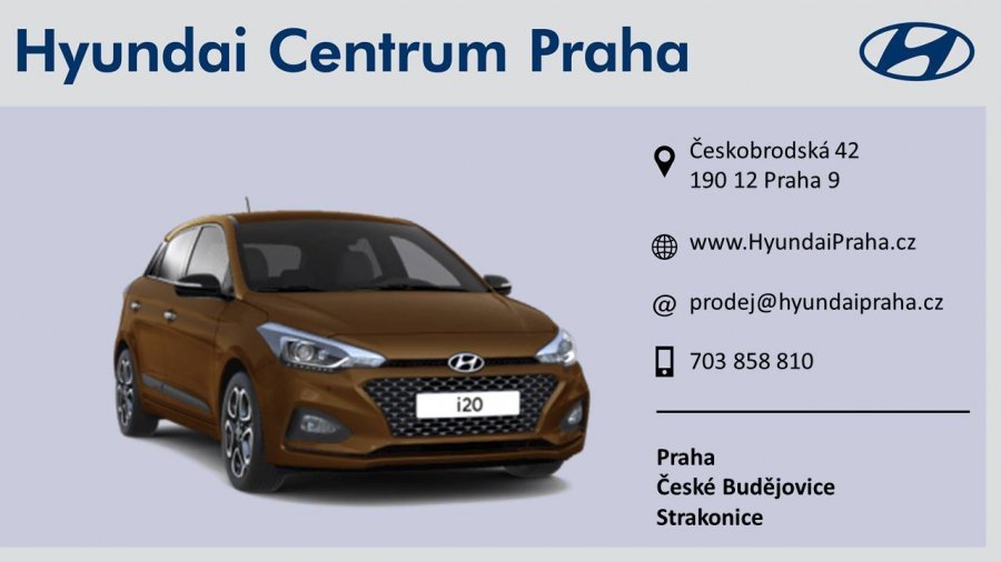 Hyundai i20, 1,25i 55 kW (95 NAT) 5 st. man, barva hnědá