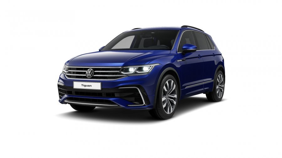 Volkswagen Tiguan, Tiguan R-Line 1,5 TSI 110 kW EVO 7DSG, barva modrá