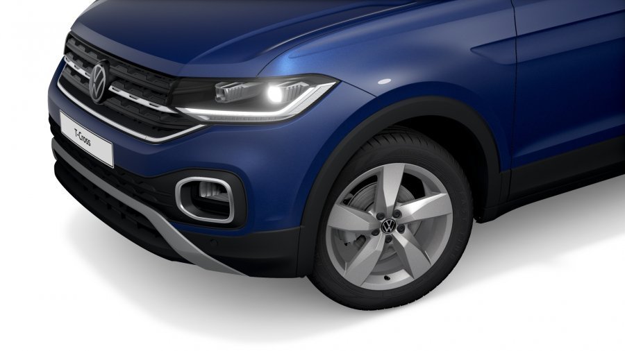 Volkswagen T-Cross, T-Cross Style 1,0 TSI 81 kW 7DSG, barva modrá