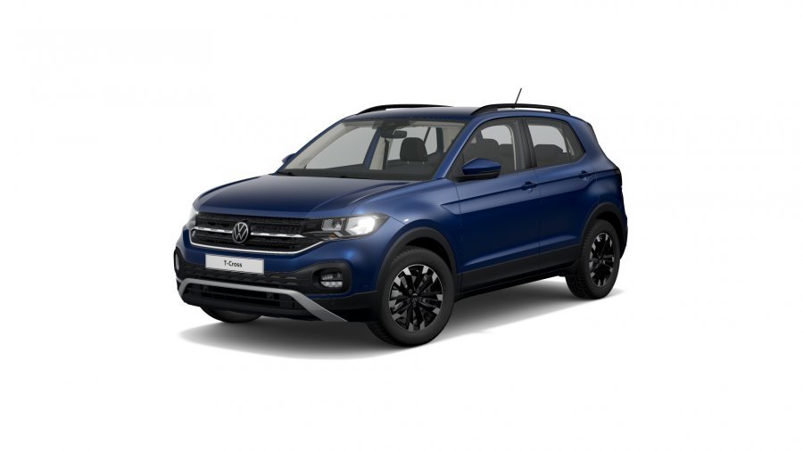 Volkswagen T-Cross, T-Cross Life 1,0 TSI 81 kW 6G, barva modrá