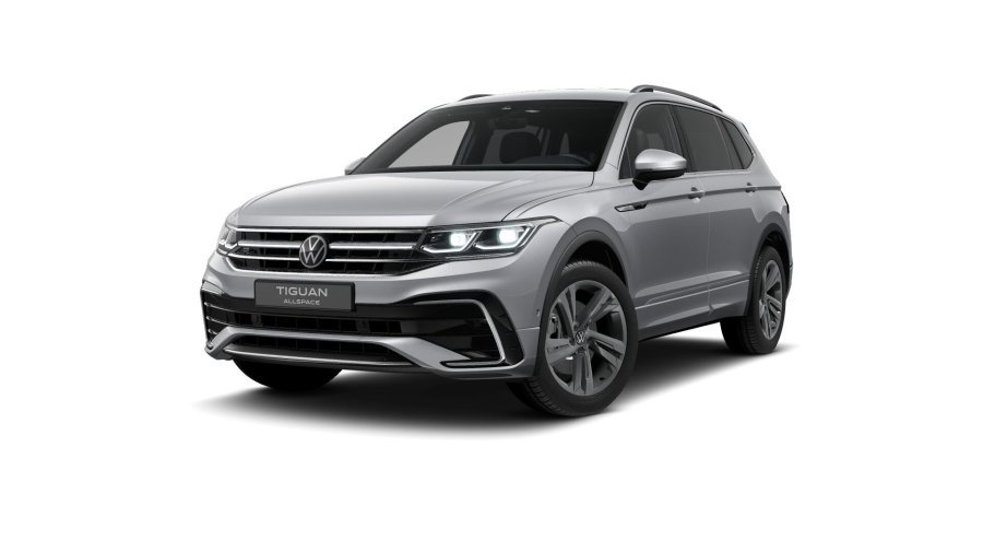 Volkswagen Tiguan Allspace, Allspace R-Line 2,0 TDI 142 kW 4M 7DSG, barva stříbrná