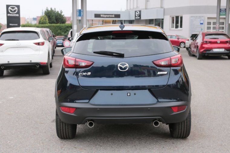 Mazda CX-3, 2,0 Skyactiv-G 121k, barva modrá