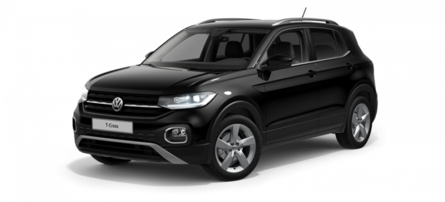 Volkswagen T-Cross, Style 1.0 TSI 85 kW 7DSG, barva černá