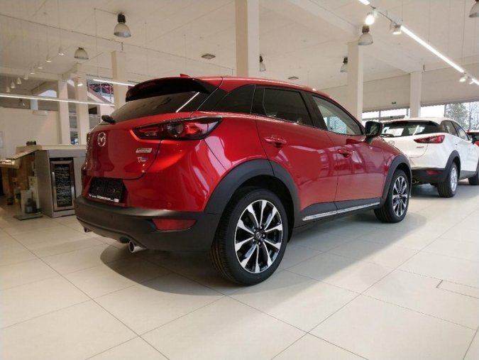 Mazda CX-3, 2.0i 121k - k odběru od srpna 2019, barva červená