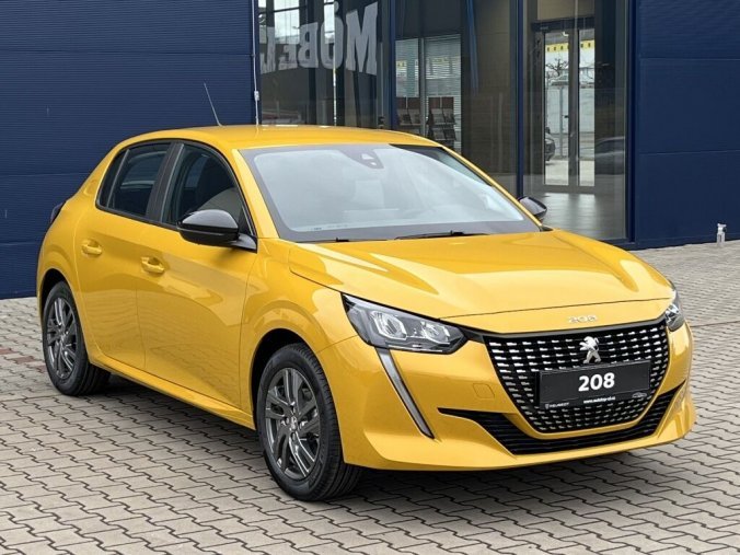 Peugeot 208, ACTIVE PACK 1,2 75k+LED SVĚTLA + VÝHŘEV SEDAD, barva žlutá