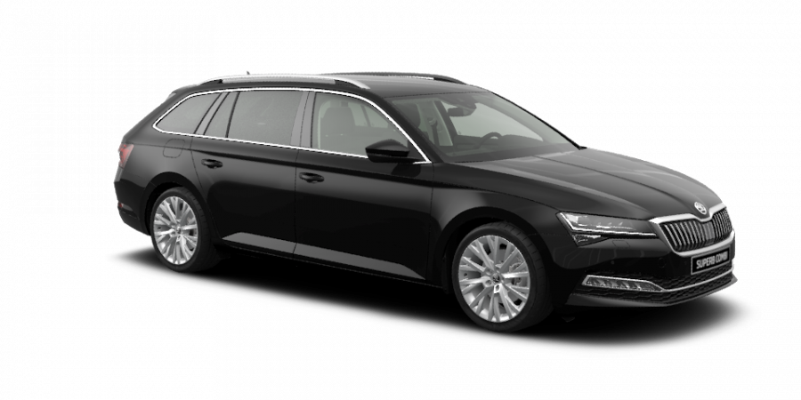 Škoda Superb, 2,0 TDI 140 kW 7-speed automat. 4x4, barva černá